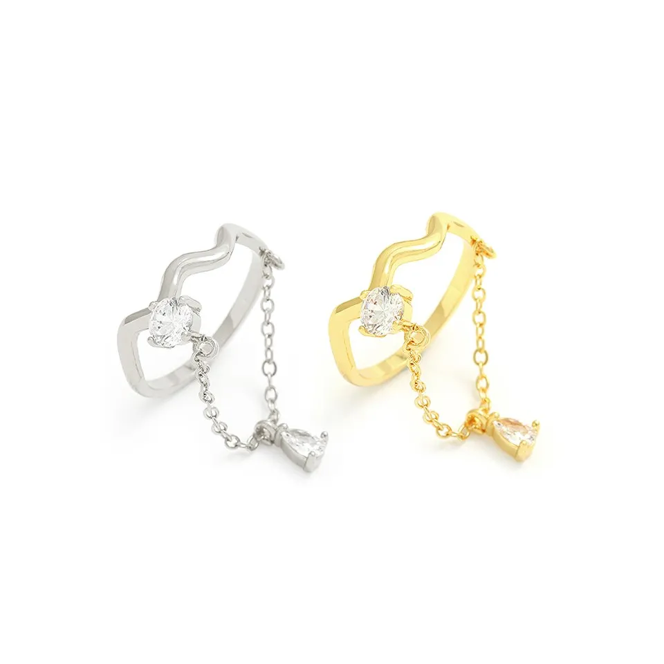 महिलाओं के लिए नया फैशन Cz रिंग