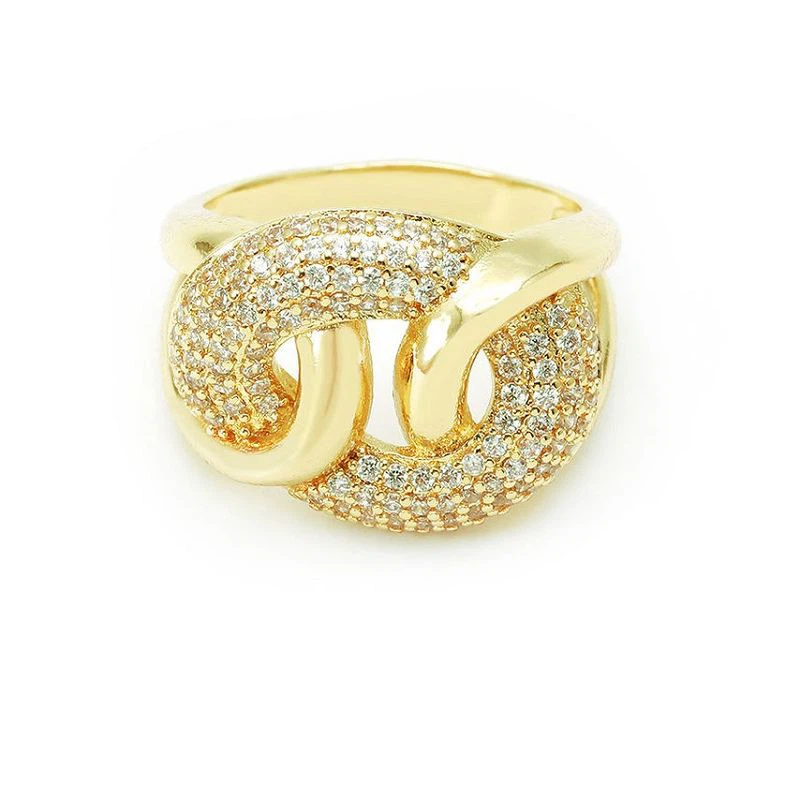 महिलाओं के लिए प्रशस्त Cz चांदी की अंगूठी